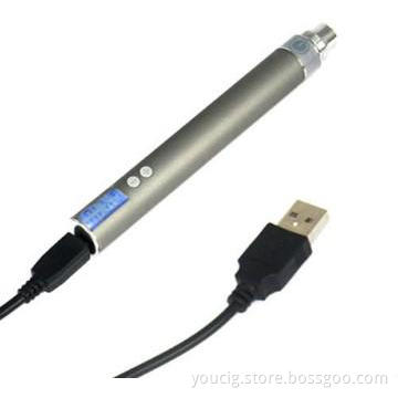 best stainless steel  LCD EGO-VV e cigarette
